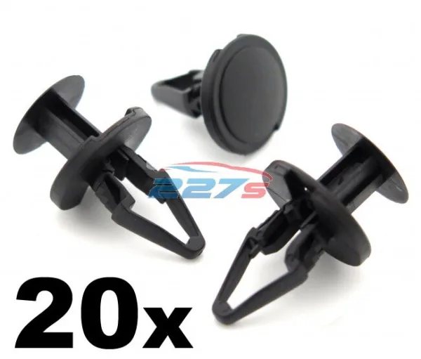 20x Plastic Trim Clips rivets some Vauxhall wheel arch linings, inner wing liner