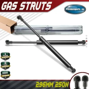 2x Universal Gas Struts for Trailer Box Caravans Camper Canopy 296 MM 250 N