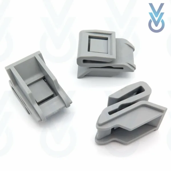3x Rear Bumper Clips- Mounting Securing Bracket Fasteners, Fits Nissan Qashqai