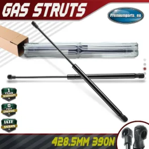 2x Universal Gas Struts for Trailer Box Caravans Camper Canopy 428.5 MM 390 N