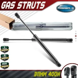 2x Universal Gas Struts for Trailer Box Caravans Camper Canopy 311 MM 400 N