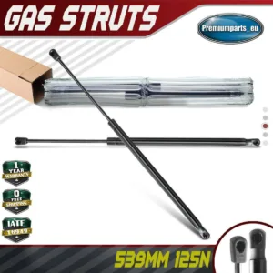 2x Universal Gas Struts for Trailer Box Caravans Camper Canopy 539 MM 125 N