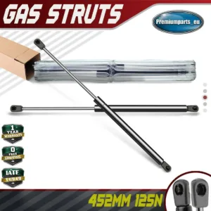 2x Universal Gas Struts for Trailer Box Caravans Camper Canopy 452 MM 125 N