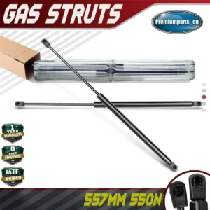 2x Universal Gas Struts for Trailer Box Caravans Camper Canopy 557 MM 550 N