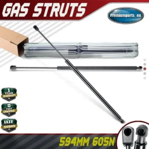 2x Universal Gas Struts for Trailer Box Caravans Camper Canopy 594 MM 605 N