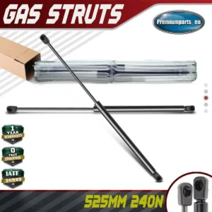 2x Universal Gas Struts for Trailer Box Caravans Camper Canopy 525 MM 240 N