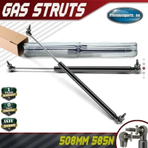 2x Universal Gas Struts for Trailer Box Caravans Camper Canopy 508 MM 585 N