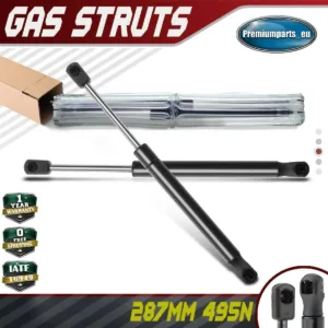 2x Universal Gas Struts for Trailer Box Caravans Camper Canopy 287 MM 495 N
