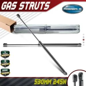 2x Universal Gas Struts for Trailer Box Caravans Camper Canopy 530 MM 245 N