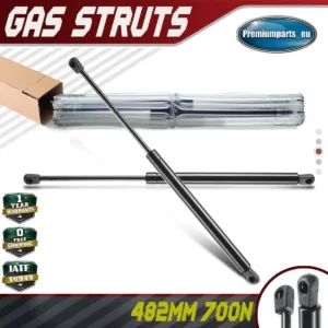 2x Universal Gas Struts for Trailer Box Caravans Camper Canopy 482 MM 700 N