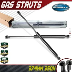 2x Universal Gas Struts for Trailer Box Caravans Camper Canopy 374 MM 350 N
