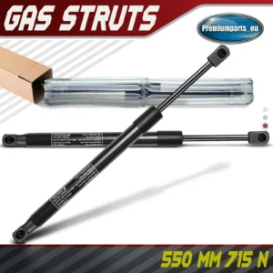 2x New Universal Gas Struts for Trailer Box Caravans Camper Canopy 550 MM 715 N