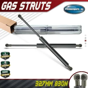 2x Universal Gas Struts for Trailer Box Caravans Camper Canopy 327 MM 830 N