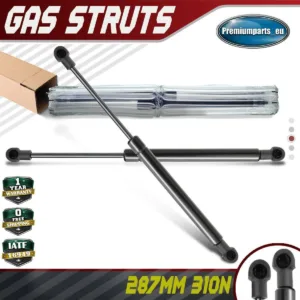 2x Universal Gas Struts for Trailer Box Caravans Camper Canopy 287 MM 310 N