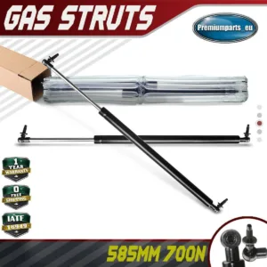 2x Universal Gas Struts for Trailer Box Caravans Camper Canopy 585 MM 700 N