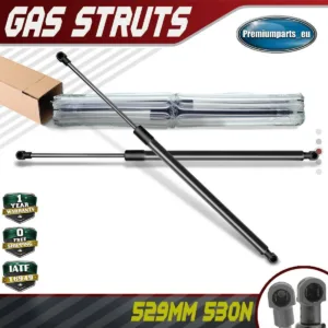 2x Universal Gas Struts for Trailer Box Caravans Camper Canopy 529 MM 530 N
