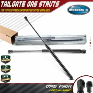 2x Tailgate Rear Trunk Boot Gas Struts for Toyota Yaris Hatchback 2005-2011