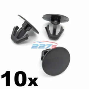 5mm Plastic Trim Clips for Nissan Qashqai & X-Trail Lower Door Rubber Seals