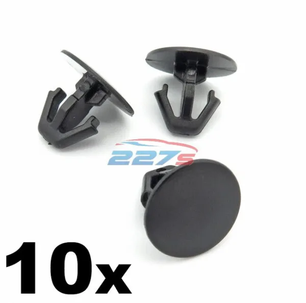 5mm Plastic Trim Clips for Nissan Qashqai & X-Trail Lower Door Rubber Seals