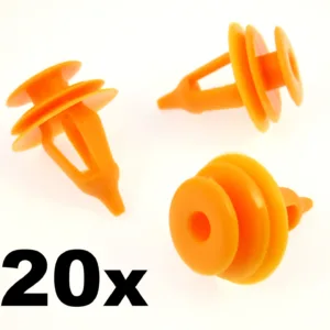 20x Toyota Plastic Trim Clips for Door Cards- Door Panel Fastener Clips Fascia