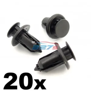20x Plastic Bumper Clips for Mazda Cars- Front, Rear Bumper Trim & Grille Rivet