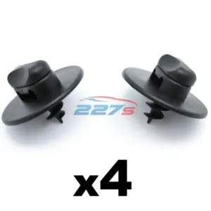 4x VW Floor Mat Clips- Twist Lock Carpet Mat Plastic Clips for some VW models