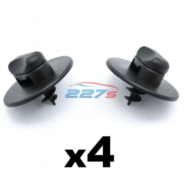 4x VW Floor Mat Clips- Twist Lock Carpet Mat Plastic Clips for some VW models