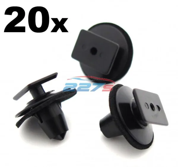 20x Sill Moulding Clip, Side Skirt & Rocker Cover Clips for Nissan 370Z and Juke