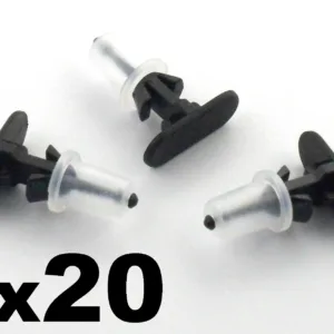 20x Weatherstrip & Rubber Door Seal Clips for VW & Seat