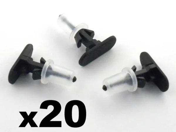 20x Weatherstrip & Rubber Door Seal Clips for VW & Seat