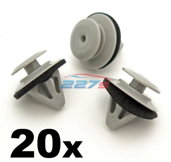 20x Side Skirt, Sill Cover & Door Moulding Trim Clips for Mazda 6 & Mazda CX-9