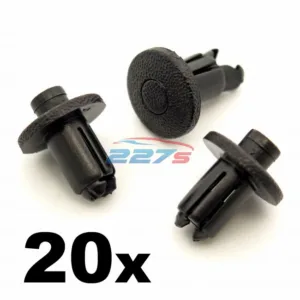 20x Plastic Bumper Clips for Toyota, 9mm Hole, 90467-09139