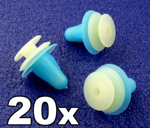20x Toyota Interior Trim Panel, Fascia & Door Card Retainer Trim Clips