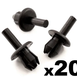 20x VW Bumper, Splash Guard, Sill & Wheel Arch Lining Plastic Rivet Trim Clips