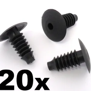 20x VW Plastic Trim Clips- Bung Interior Door Boot Lining Roof Carpet Panels