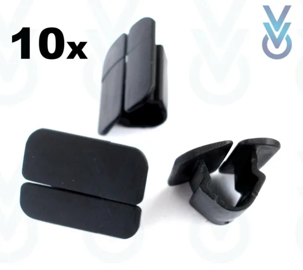 10x Bonnet Insulation & Sound Deadening Clips- VW Caddy, Golf MK3, Polo MK2 MK3