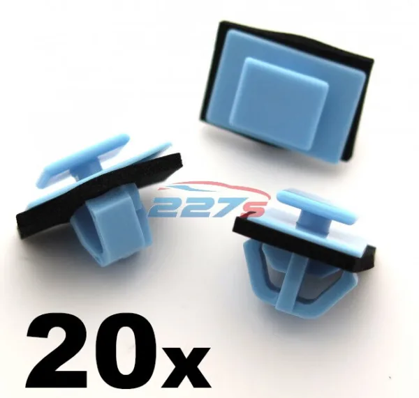 20x Side Moulding and Door Trim Clips: Fits the Hyundai Santa Fe & Kia Sportage