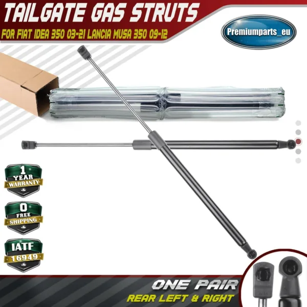 2x New Rear Tailgate Boot Gas Struts for Fiat Idea Lancia Musa 350 MPV 46830389