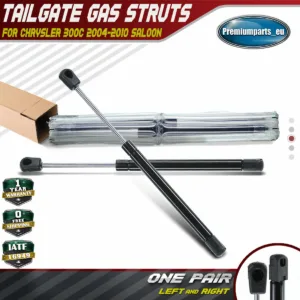 2x Tailgate Boot Gas Struts for Chrysler 300C 2005-2010 293MM Saloon 05065659AA