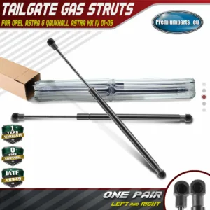 2x Tailgate Boot Gas Struts Springs for Opel Vauxhall Astra 01-05 Convertible