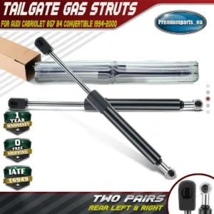 2x New Tailgate Boot Gas Struts for Audi Cabriolet 8G7 B4 1994-2000 8G0827552B