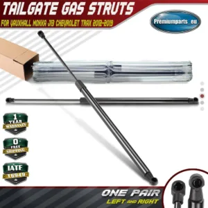 2x Tailgate Gas Struts for Vauxhall Mokka/Mokka X J13 Chevrolet Trax 2012-2019