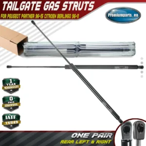2x Rear Tailgate Gas Struts for Peugeot Partner 96-15 Citroen Berlingo 96-11