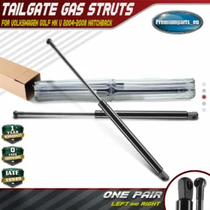 2x Tailgate Rear Boot Gas Struts Springs for VW Golf MK5 Hatchback 2003-2008