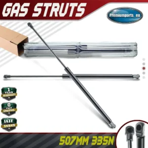2x Universal Gas Struts for Trailer Box Caravans Camper Canopy 507 MM 335 N