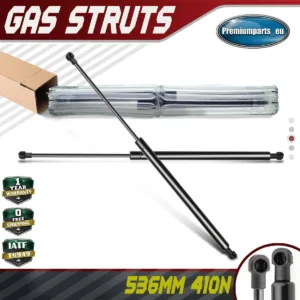 2x Universal Gas Struts for Trailer Box Caravans Camper Canopy 536 MM 410 N