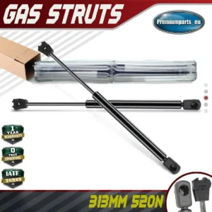 2x Universal Gas Struts for Trailer Box Caravans Camper Canopy 313 MM 520 N