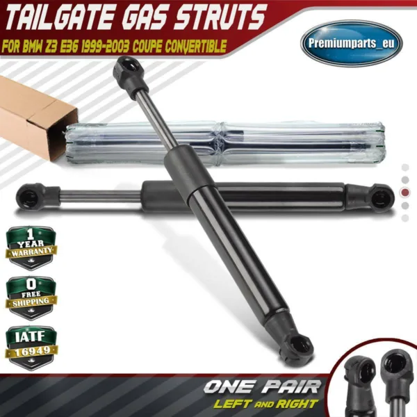 2x New Tailgate Boot Gas Struts Spring for BMW Z3 E36 1999-2003 51248399087