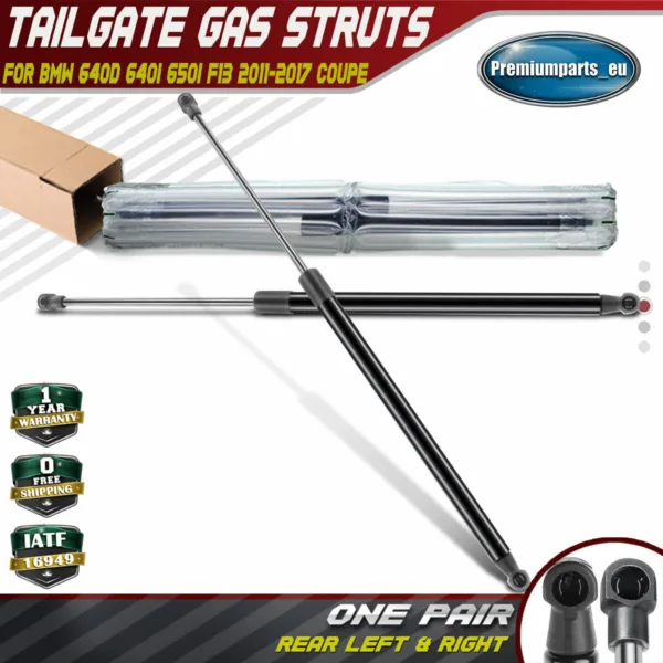 2x Gas Struts Rear Boot Tailgate for BMW 640 650i F13 Coupe 11-17 51247228501
