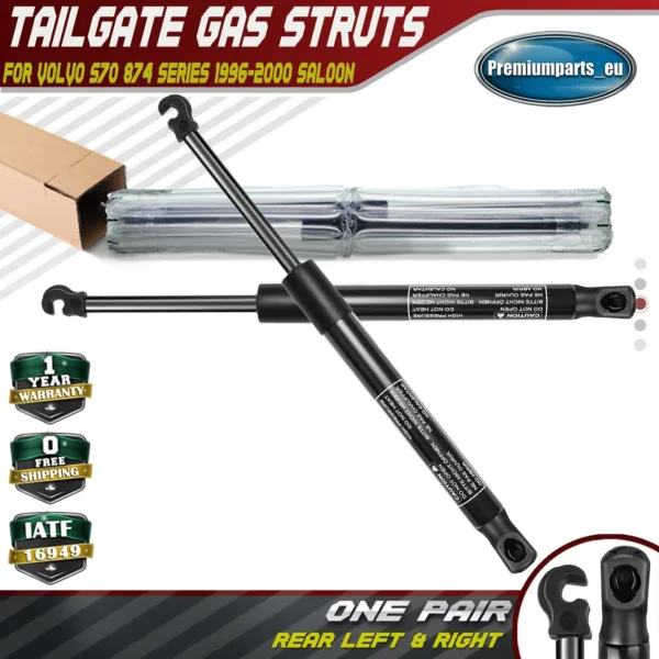 2x Brand New Rear Tailgate Boot Gas Struts for Volvo S70 874 1996-2000 9485547
